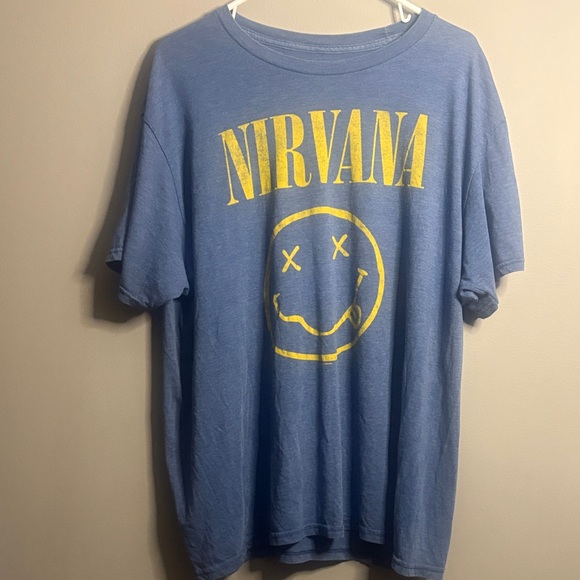 Blue Nirvana Graphic T-Shirt XXL - Picture 1 of 4